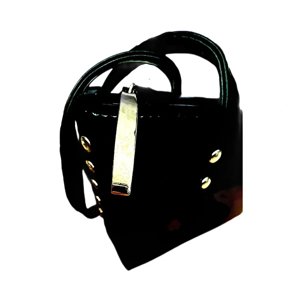 Beijo London Paris New York Vintage Y2K Uptown Black Patent Shoulder Bag - Picture 13 of 13